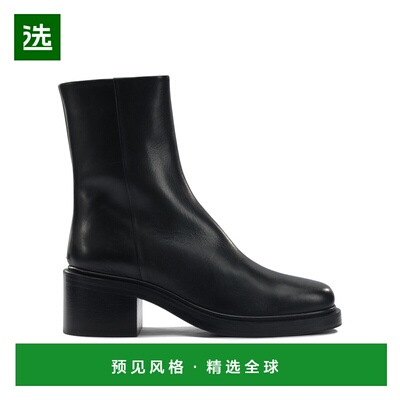 香港直邮AEYDE 女士靴子 TEDDYCALFLEATHERBLACK AW2025 黑色