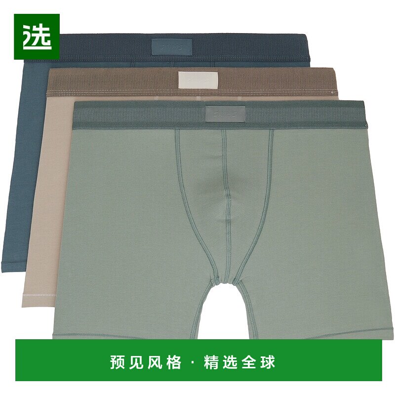 1h可退 香港直邮SKIMS 男士 三件装多色 Cotton 5