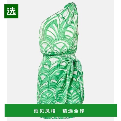 1h可退 香港直邮Poupette St Barth 女士 Celie 印花单肩迷你连衣