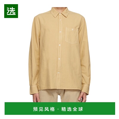 香港直邮OFFICINE GENERALE 男士衬衫 S24MSHI003PREDARKSAND