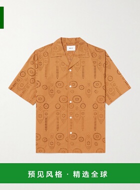 1h可退 香港直邮Nn07 男士 Ben 5392 Camp-Collar 英格兰刺绣棉质