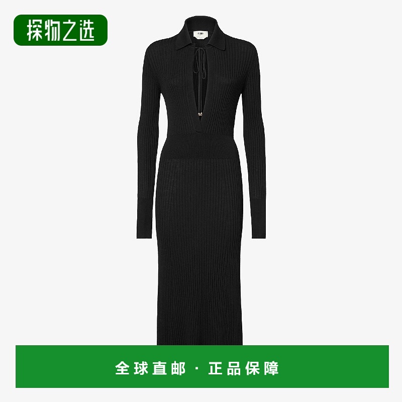1h可退 欧洲直邮FENDI 芬迪 25秋冬 FZDD85AUZTF0GME 女士 连衣裙