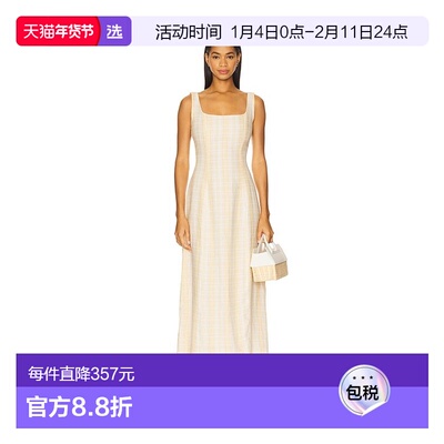 1h可退 香港直邮FAITHFULL THE BRAND 女士 Lenise 中长连衣裙 FF