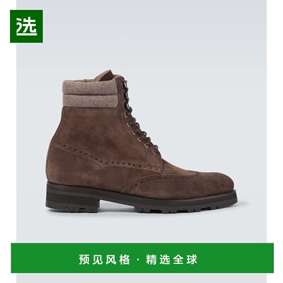 1h可退 香港直邮MANOLO BLAHNIK 莫罗·伯拉尼克 男士 Sapele 绒