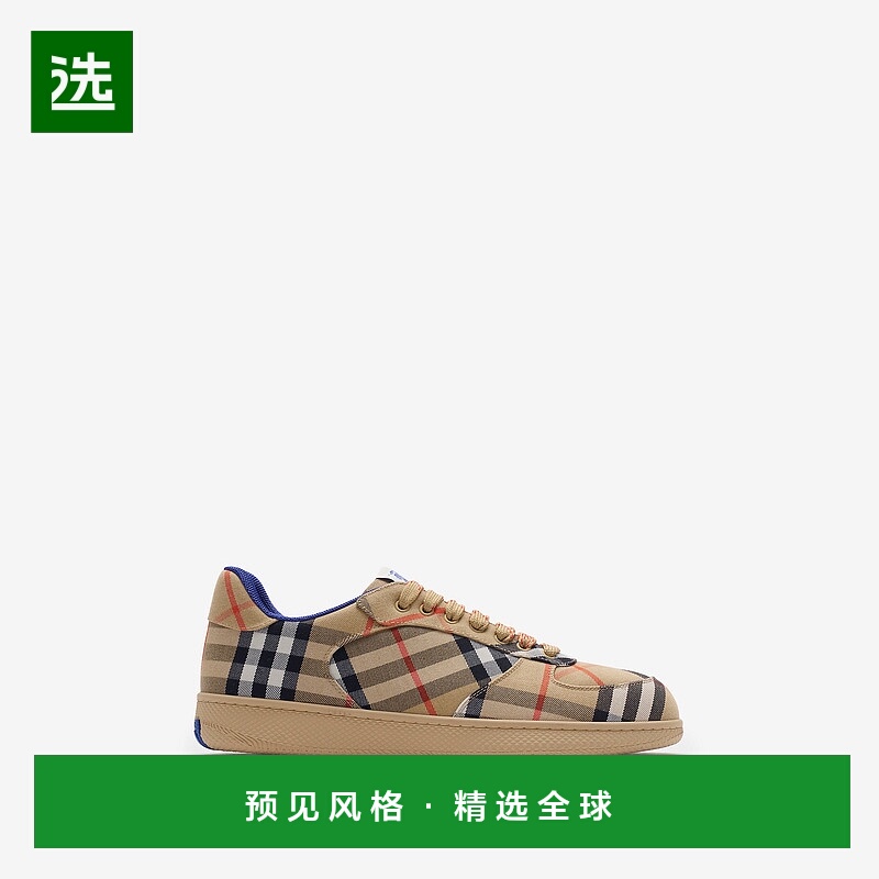 欧洲直邮Burberry (2025新品) 格纹 Terrace 运动鞋