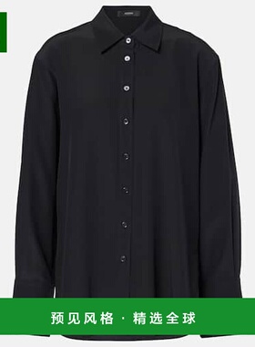 香港直邮JOSEPH 约瑟夫 女士 Joe 真丝双绉衬衫 black黑色 舒适时
