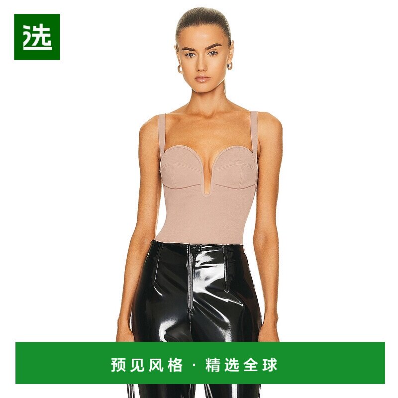 1h可退 香港直邮Alaïa 女士 Angie 罩杯连体衣 AA9B01872M035