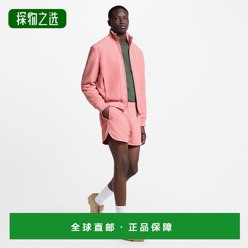 自营欧洲直邮LV路易威登 Footprint系列男士米色小牛皮logo标识运