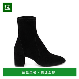 香港直邮STUART WEITZMAN 女士高跟鞋 S6276SUSBLK CO 黑色 绒面