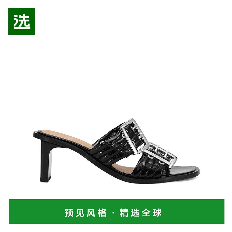 香港直邮Ganni 高跟拖鞋 80I-6SP014