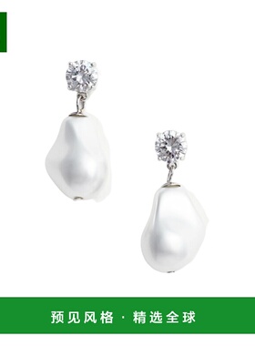 香港直邮SELF-PORTRAIT 女士耳饰 RS26612EP SS2026 白色 Mottled