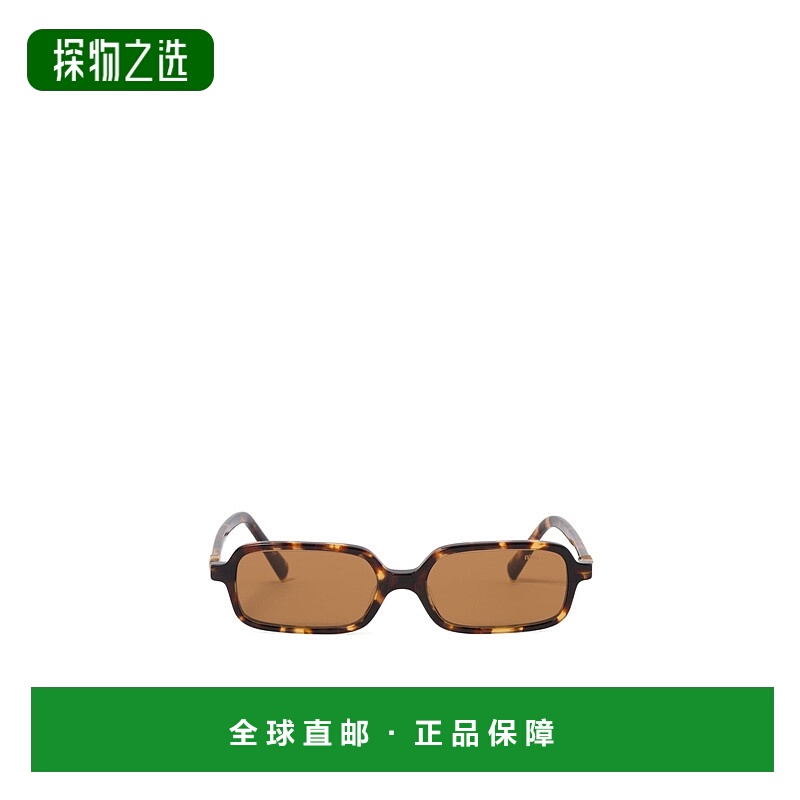香港直邮Miu Miu 矩形框Regard太阳镜 SMU11ZEVAUC051