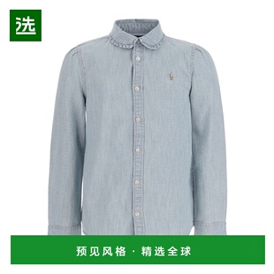 香港直邮Polo Ralph Lauren 长袖牛仔衬衫 312878006翻领