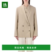 香港直邮LOULOU 浅棕色 SS2026 女士夹克 MINKABEIGE
