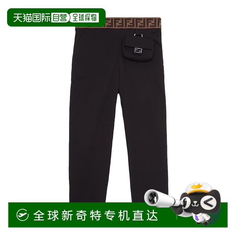 香港直邮Fendi 徽标休闲裤 JFF330ADEH