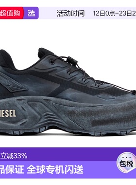 1h可退 香港直邮Diesel 迪赛 男士 黑色 D-Cage Runner 运动鞋 Y0