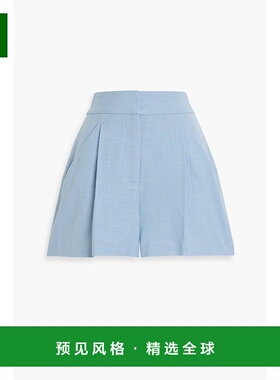 1h可退 香港直邮VERONICA BEARD 女士 Elbe 褶裥梭织短裤 2503SU0