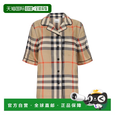 1h可退 香港直邮Burberry 巴宝莉 女士 博柏利 衬衫 80527491