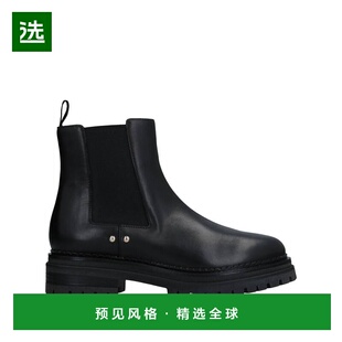 1h可退 香港直邮Sergio Rossi 塞乔·罗西 女士 脚踝靴 black黑色