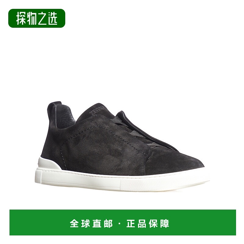 【99新未使用】香港直邮Zegna 圆头低帮板鞋 LHSOYS4667Z杰尼亚