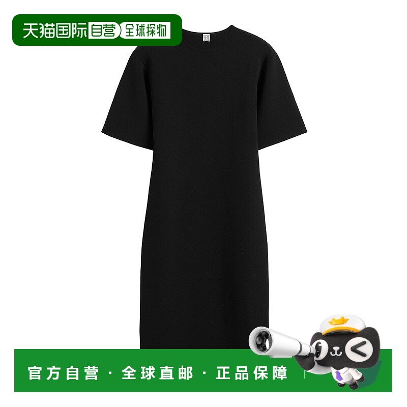 香港直邮Toteme 圆领连衣裙 253-WRD0232-YA0187