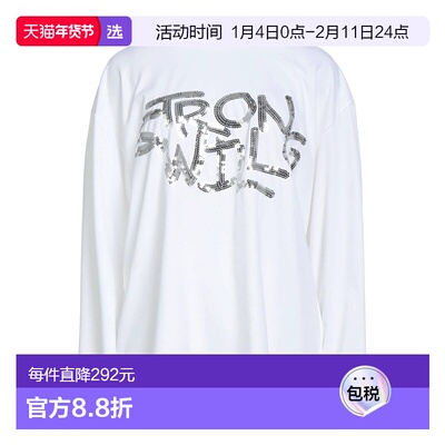 1h可退 香港直邮comme des garcons 川久保玲 女士 T恤 white白色