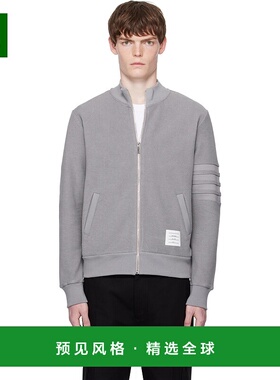 1h可退 香港直邮Thom Browne 汤姆·布朗 男士 灰色 Reverse Loop