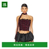 香港直邮for Berry love 1h可退 lemons 女士 Bud 天鹅绒紧身胸衣