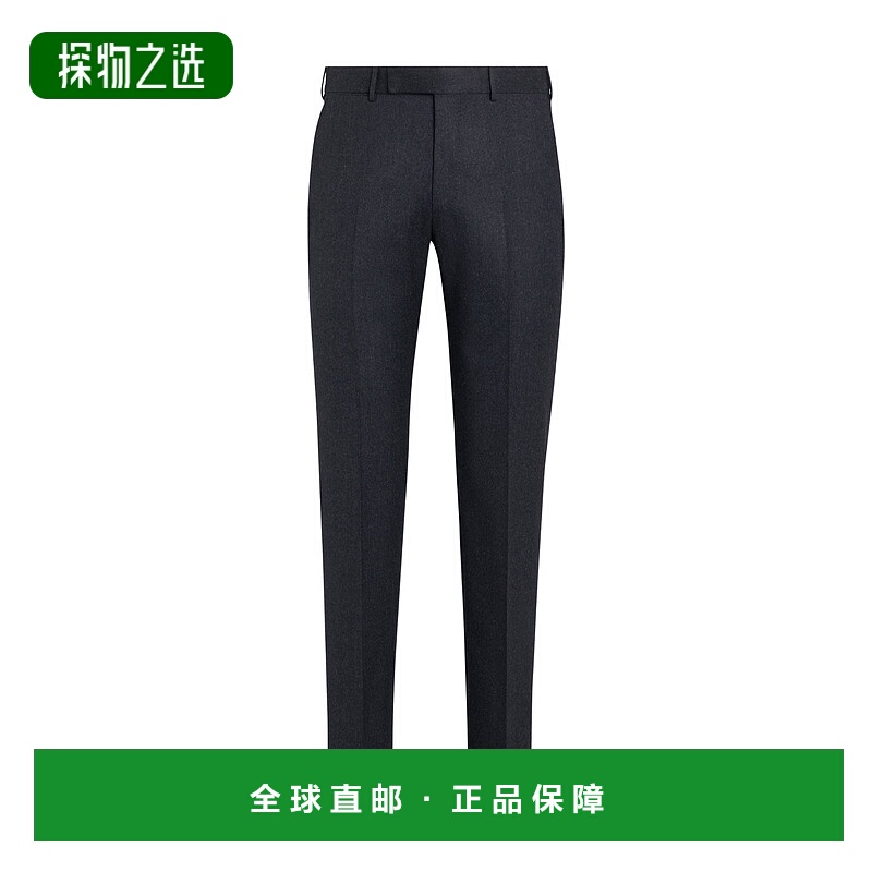 香港直邮Zegna 腰带环羊毛正装西裤 S30F0175T