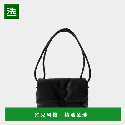 香港直邮Ami Paris 女士斜挎包 ULL163AL0052001 AW2025 黑色