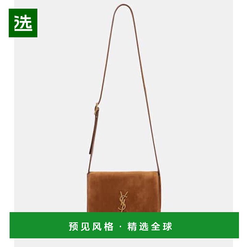 1h可退 香港直邮Saint Laurent 圣罗兰 女士 Niki 绒面革斜挎包