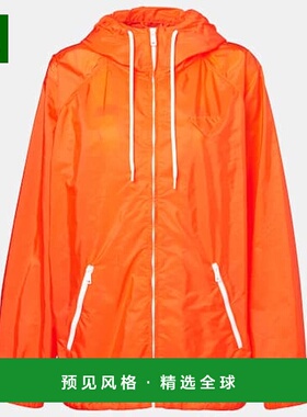 1h可退 香港直邮Prada 普拉达 女士 Re-Nylon 雨衣 orange橙色 舒