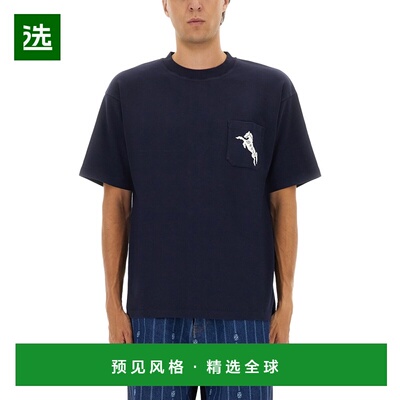 香港直邮Drole De Monsieur 男士T恤 TS278CO002NAVY AW2025