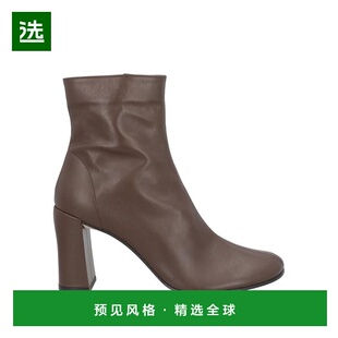 1h可退 【美国直邮】BY FAR Ankle boot 女鞋 时装靴 真皮圆头几