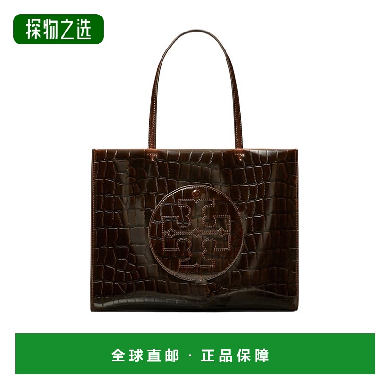 香港直邮Tory Burch ELLA 小号鳄鱼纹托特包 174379
