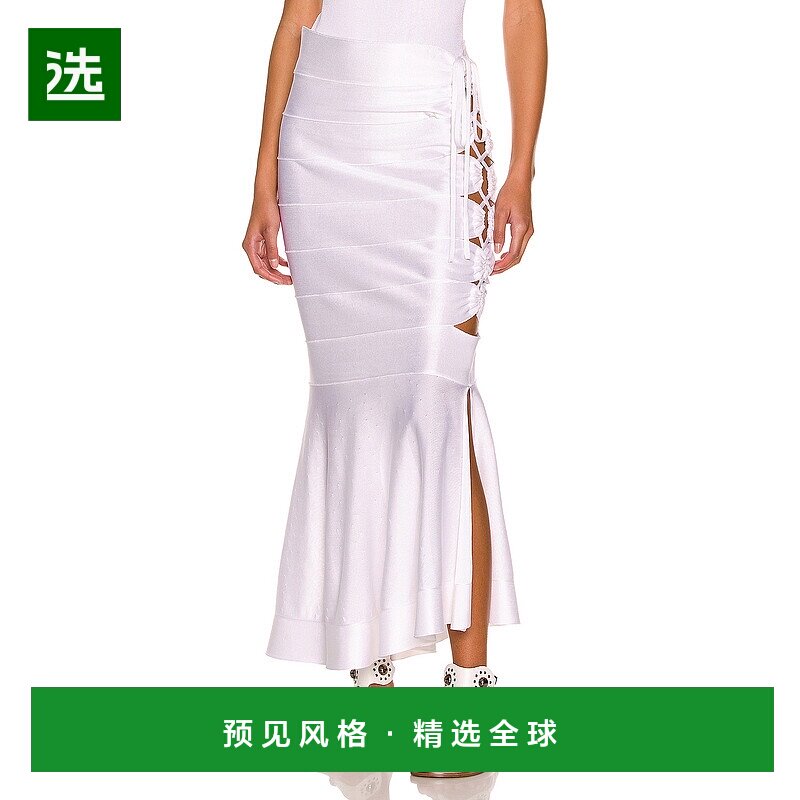 1h可退 香港直邮Alaïa 女士 Edition 1986 长款半身裙 AA9J2088TM图片