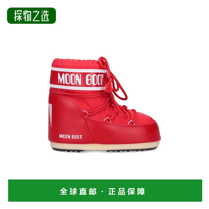 香港直邮moon boot 月亮靴 女士 Moon 红色靴子 80D1409340D001