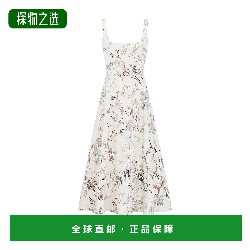 欧洲直邮Dior/迪奥 女士系带中长款连衣裙