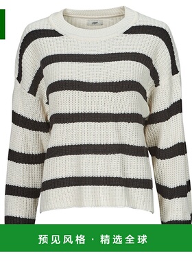 欧洲直邮JDY  JDYJUSTY 女装套头衫卫衣 15264902-EGGNOG-BLACK-N