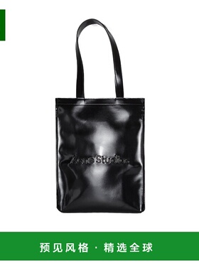 Acne Studios女士徽标托特手提包黑色简约时尚潮流C10178托特包