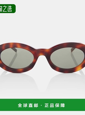 香港直邮Saint Laurent 圣罗兰 女士 SL M136 椭圆形太阳眼镜