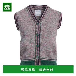 1h可退 【美国直邮】BARRIE女士毛衣无袖羊毛羊绒针织连帽女装流