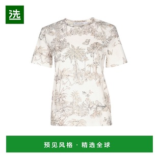 香港直邮DIOR 印花圓領T卹 迪奥 Christian 543T09B4 女士 1h可退