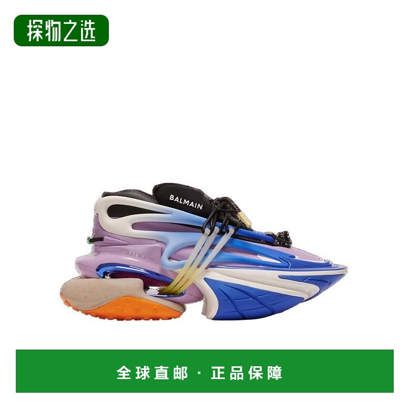 香港直邮Balmain Unicorn 徽标休闲运动鞋 AM1VJ309KNER