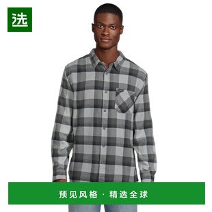 1h可退 【美国直邮】quiksilver 男士 衬衫长袖法兰绒