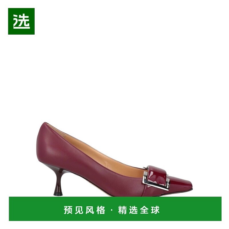1h可退 香港直邮Sergio Rossi 塞乔·罗西 女士 浅口鞋 red红色,女鞋,浅口单鞋,淘宝优惠券,粉丝福利购,淘宝优惠卷