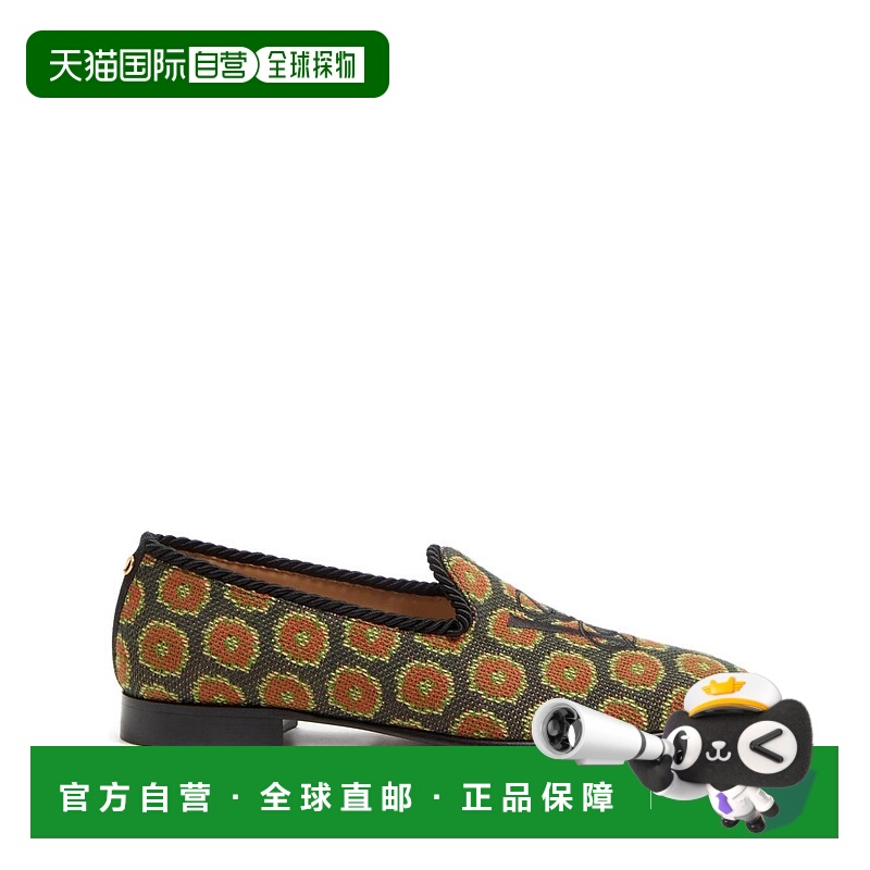 1h可退 香港直邮Valentino 华伦天奴 男士 多色花朵平底鞋 YS0L12