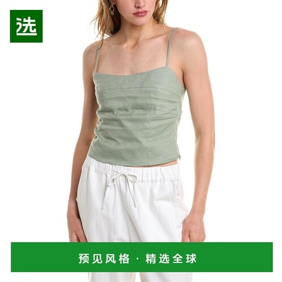 1h可退 【美国直邮】Nicholas|Nicholas Marjorie 接缝亚麻吊带背