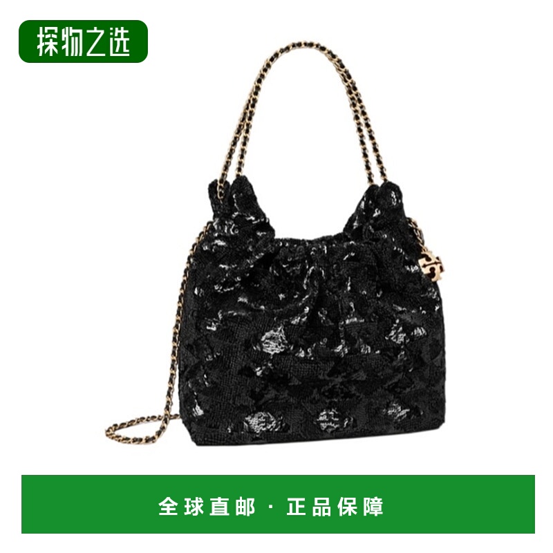 香港直邮Tory Burch 迷你FLEMING 亮片单肩包 183221手提包
