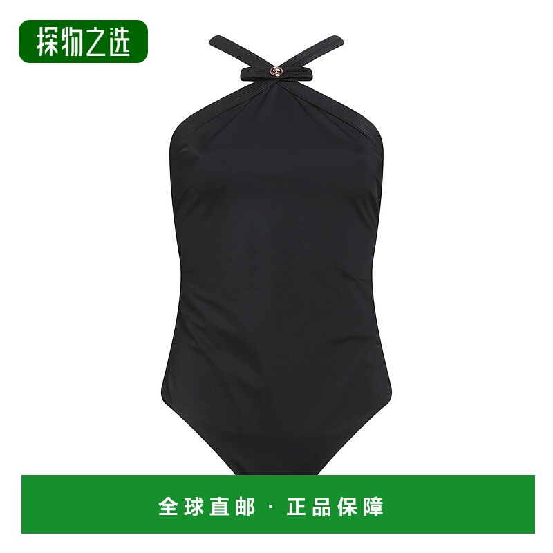 香港直邮versace 范思哲 女士 One-piece 泳衣 black黑色 舒适时